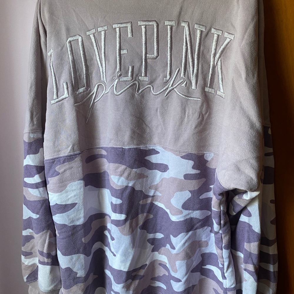 PINK Camouflage Sweatshirt